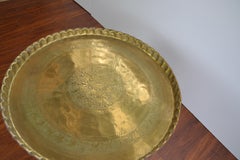 Moroccan Brass Tray Coffee Table