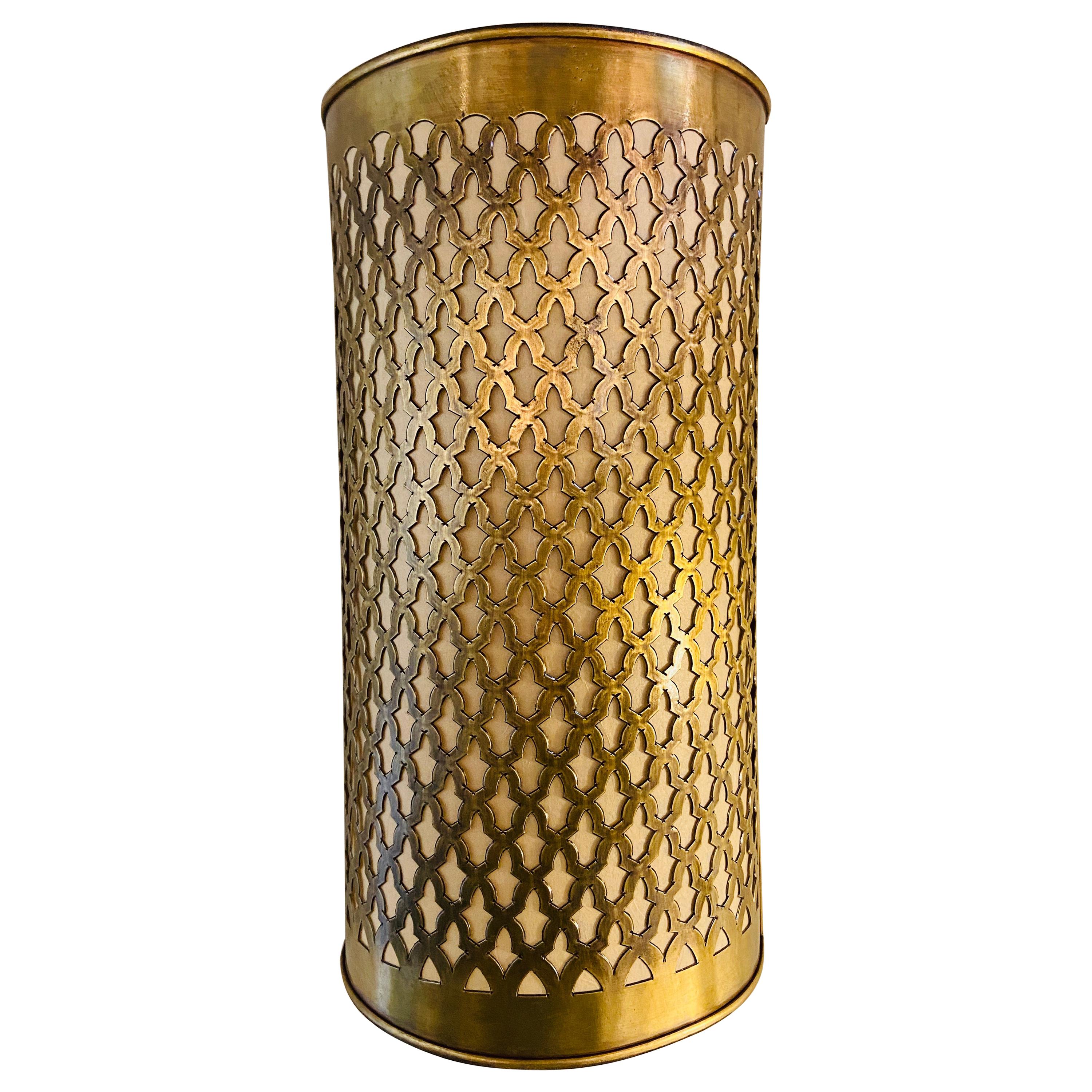 Moroccan Brass Wall Lantern or Sconce at 1stDibs