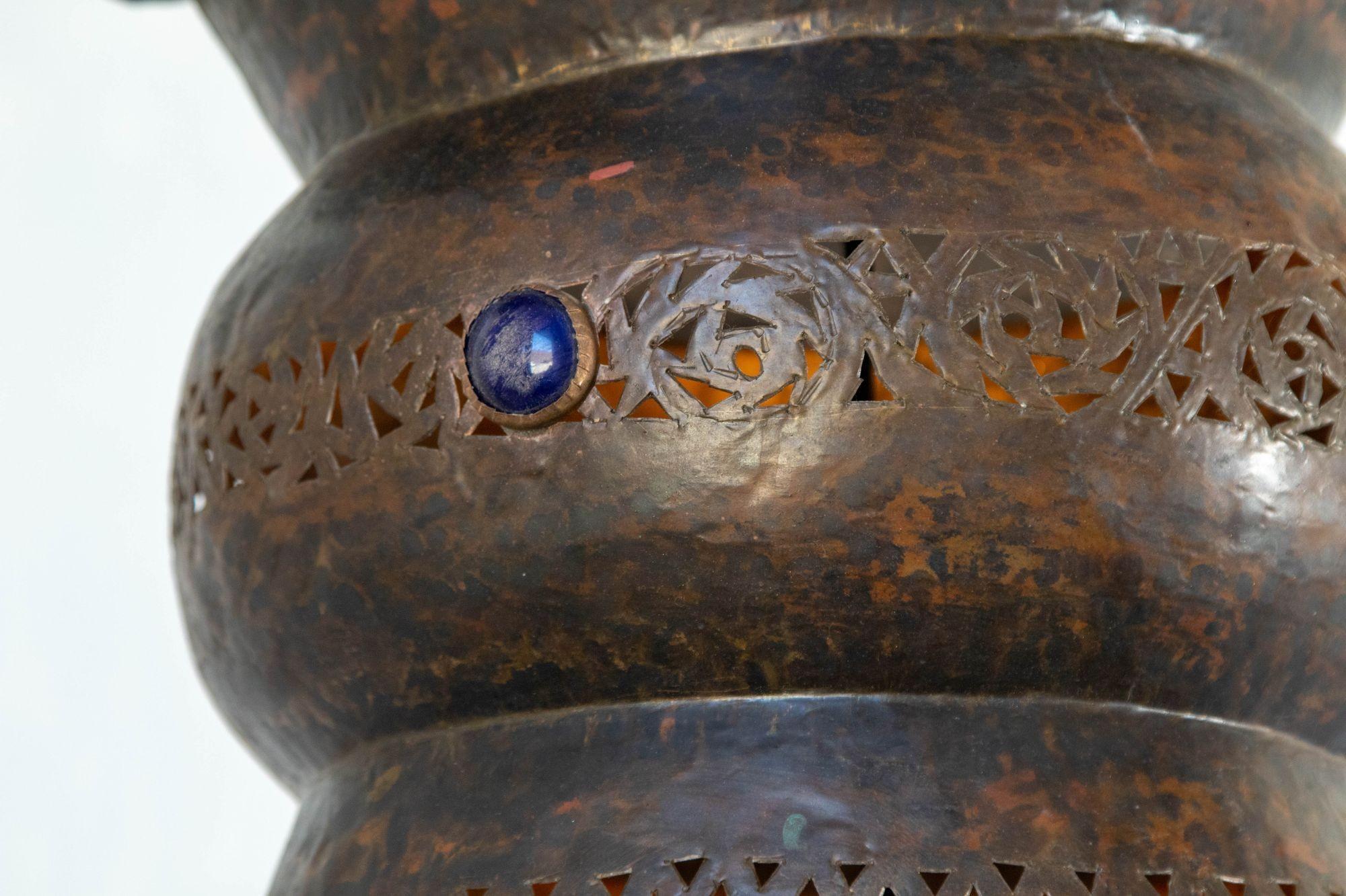 Lampadario moresco in bronzo marocchino in vendita 3