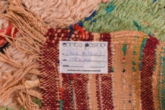 Alfombra marroquí BUJAD como obra de arte moderno