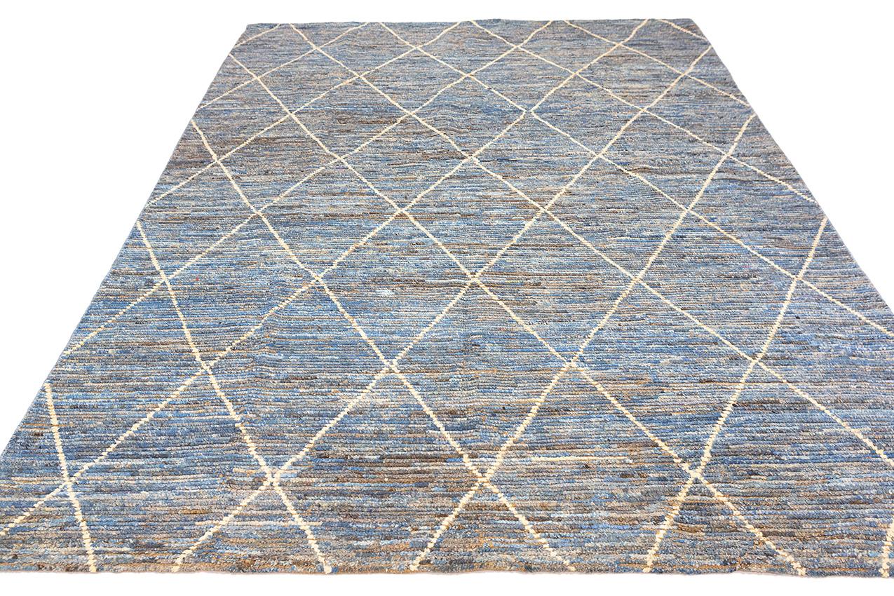 Moroccan Carpet Handmade In Good Condition In Ferrara, IT