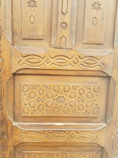 Moroccan Carved Cedar Wood Door-Double Panel Two
