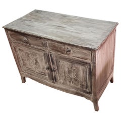 Moroccan Carved Wooden Cabinet, Franc Style