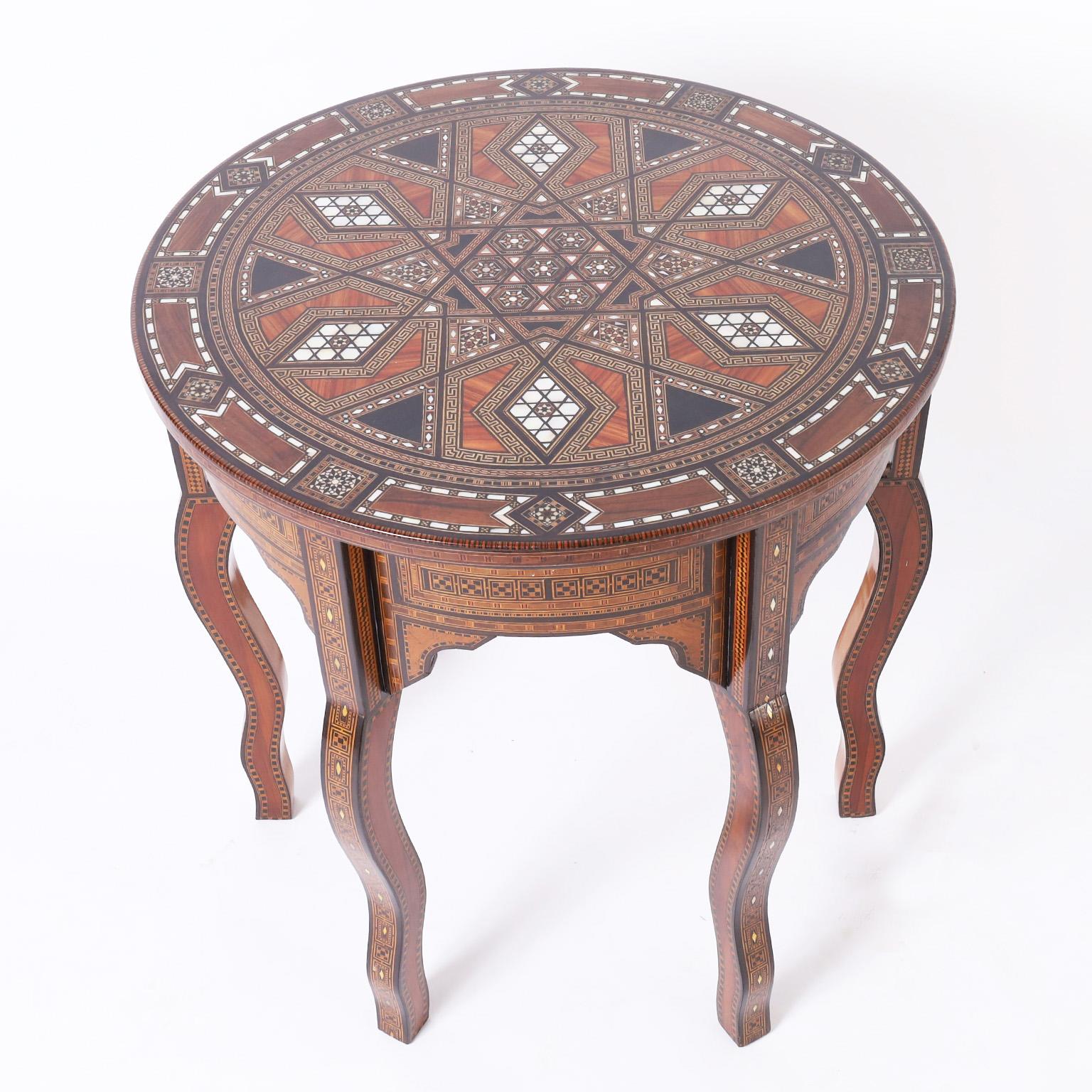 Moorish Moroccan Center or Occasional Table or Stand For Sale