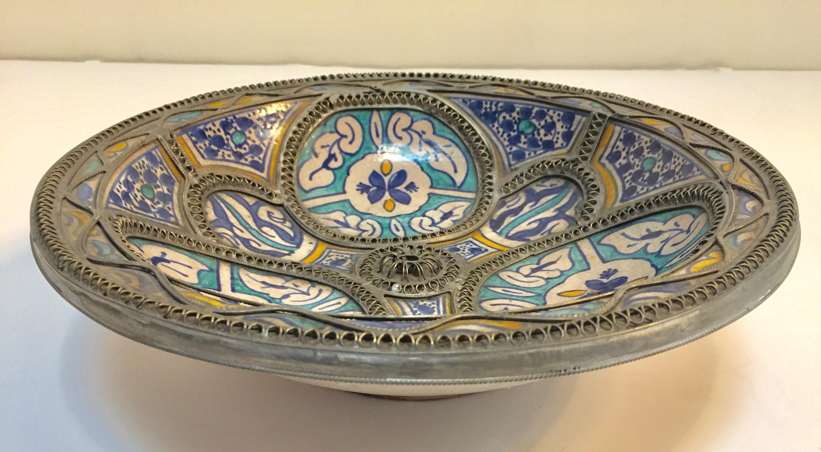 moroccan ceramic plates