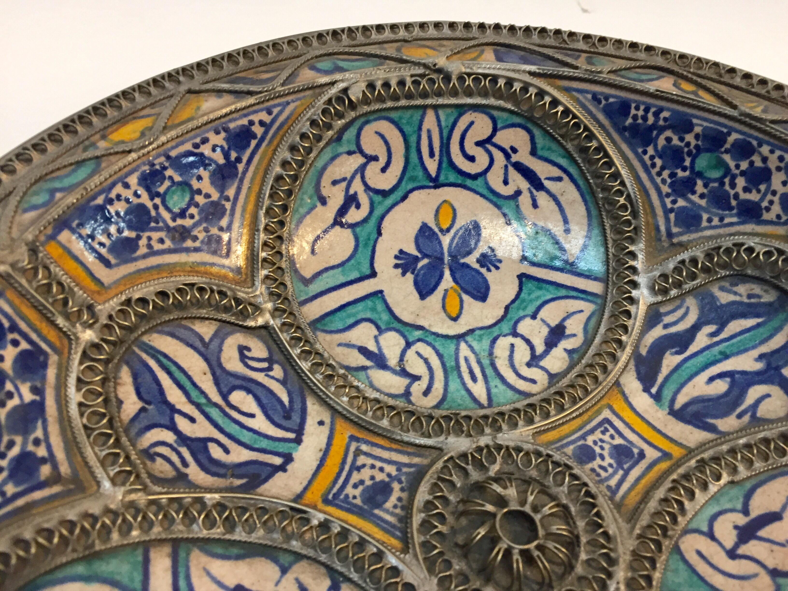 moroccan ceramic plates