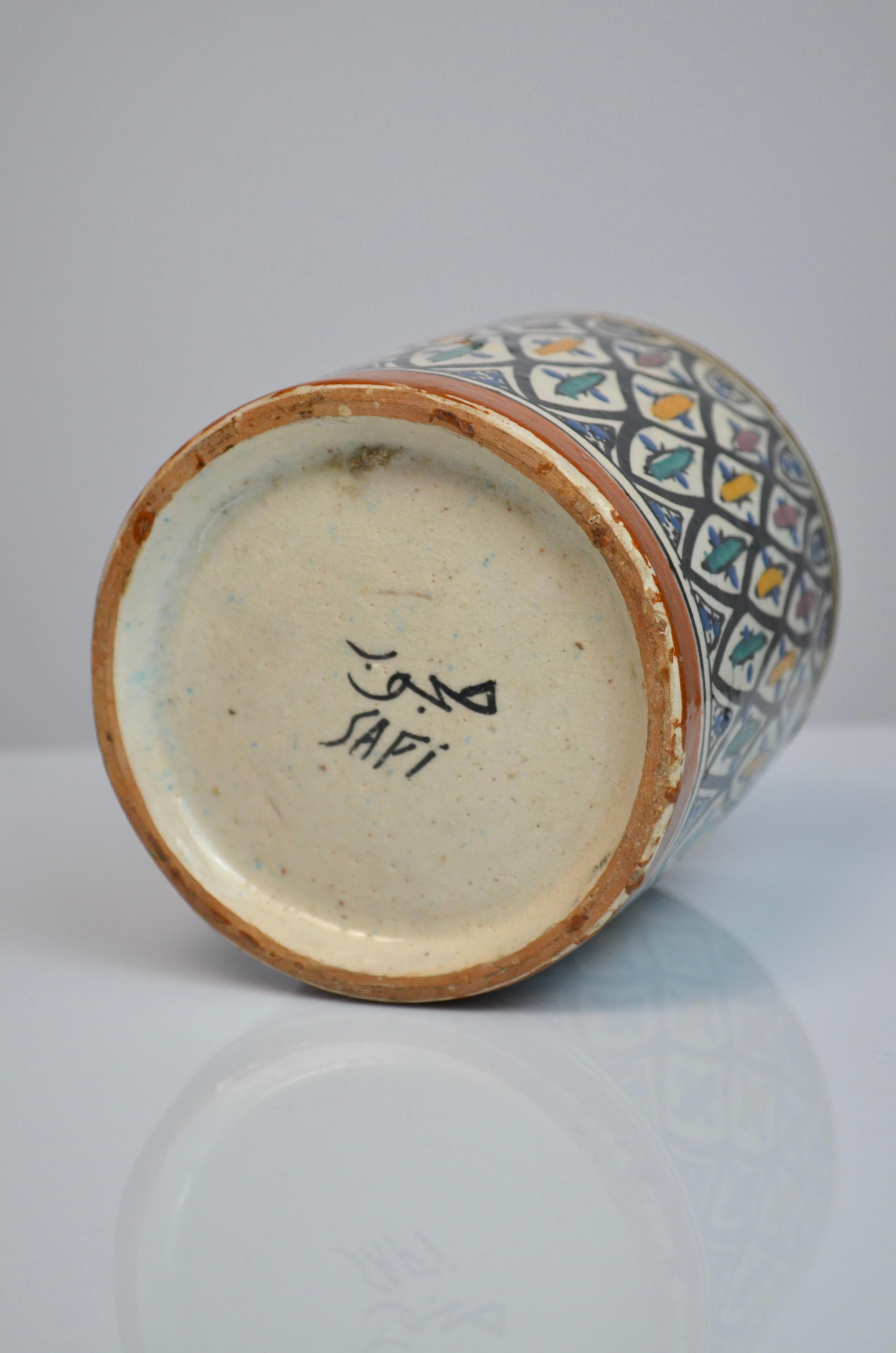 Mid-20th Century Moroccan ceramics, Safi For Sale