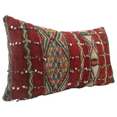 Moroccan Chic Kilim Pillow Extra Large Lumbar Morocco Cushion