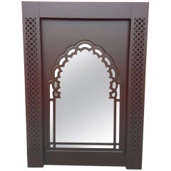 Moroccan Contemporary Wooden Mirror Frame