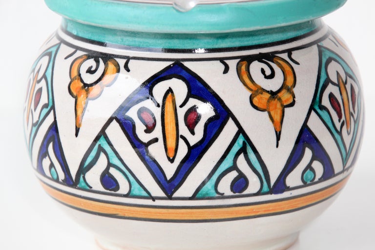 Moroccan Covered Ashtray from Fez For Sale at 1stDibs
