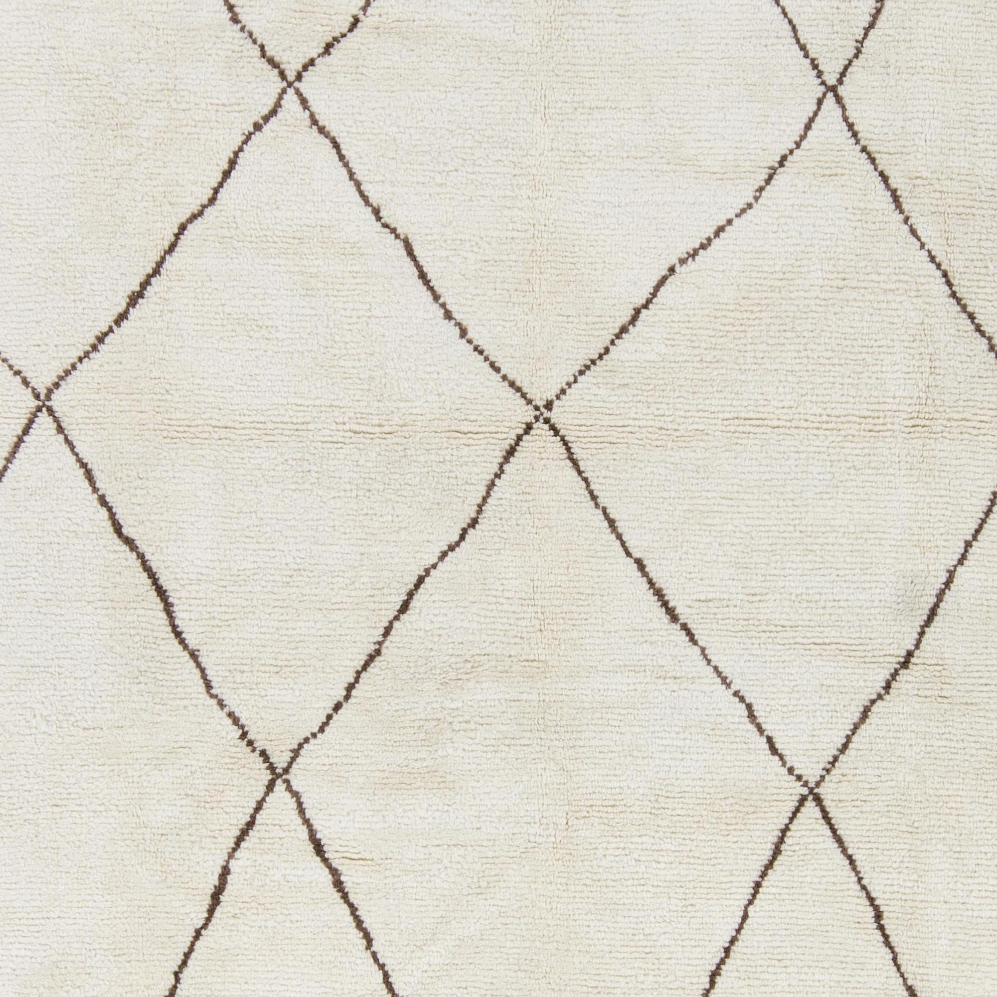 Tappeto Design/One marocchino. Tutta lana naturale. Tappeto Beni Ourain Tulu con design Atlas In condizioni Nuovo in vendita a Spring Valley, NY