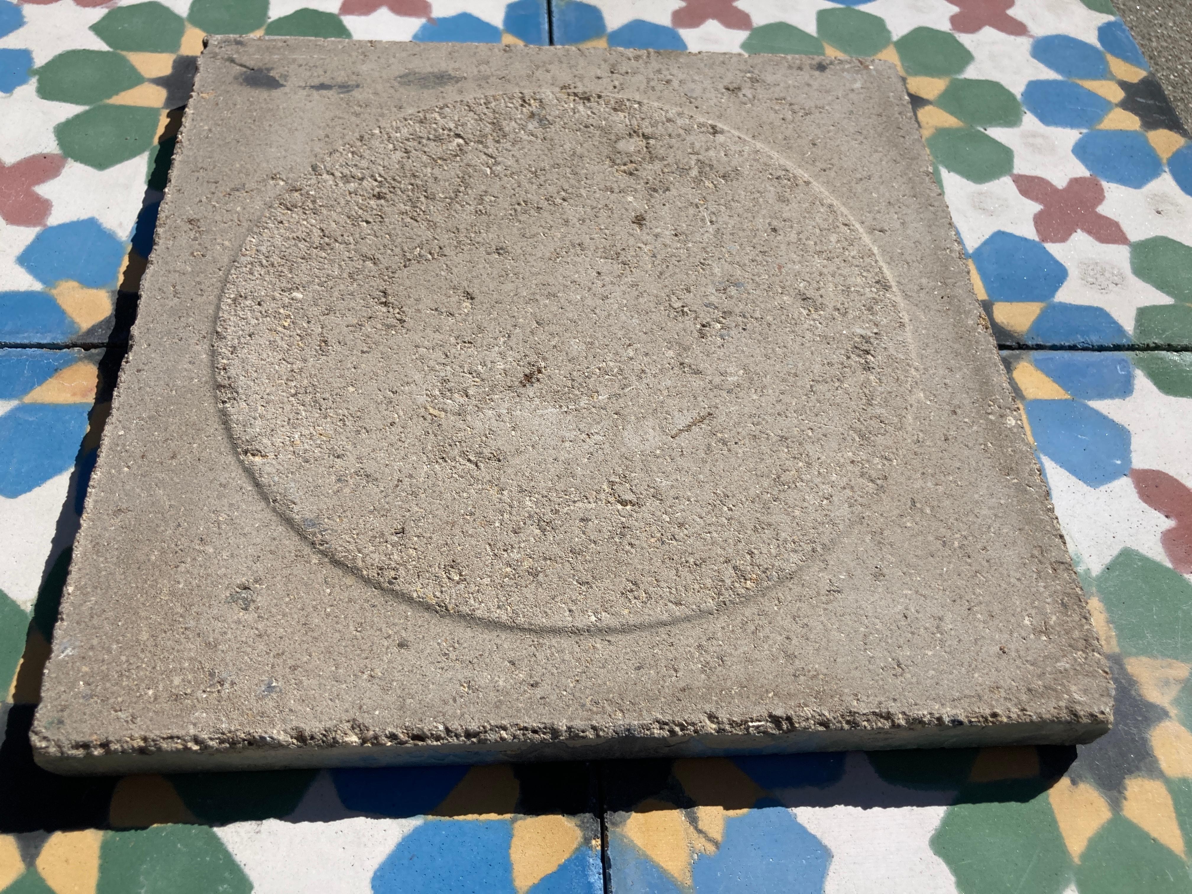 Moroccan Encaustic Cement Tile Border with Moorish Fez Design For Sale 1