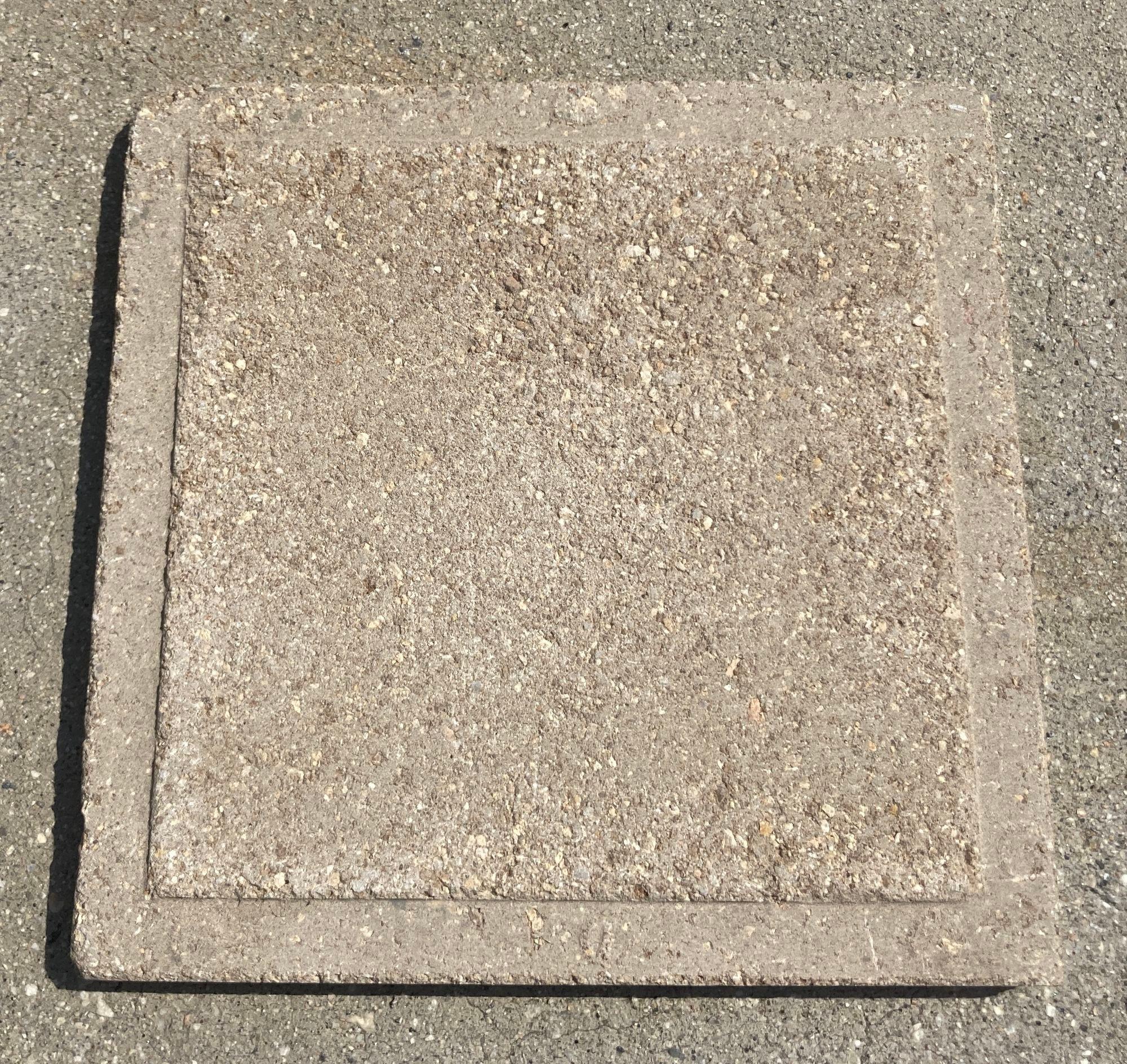 Concrete Moroccan Encaustic Cement Tile Border with Moorish Leaf Design Set of 2 For Sale
