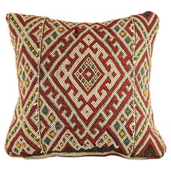 Vintage Moroccan Ethnic Berber Handwoven Pillow