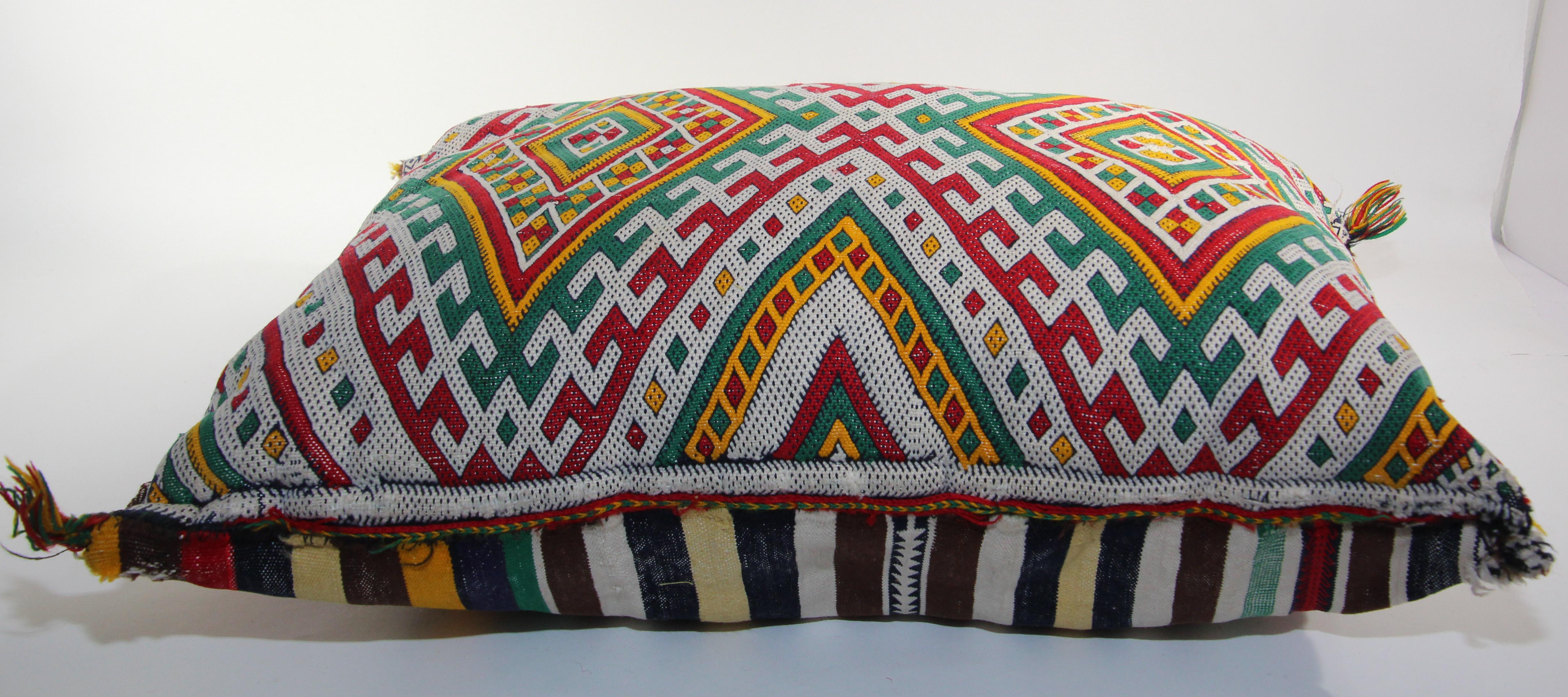 Moroccan Ethnic Berber Throw Pillow For Sale 6
