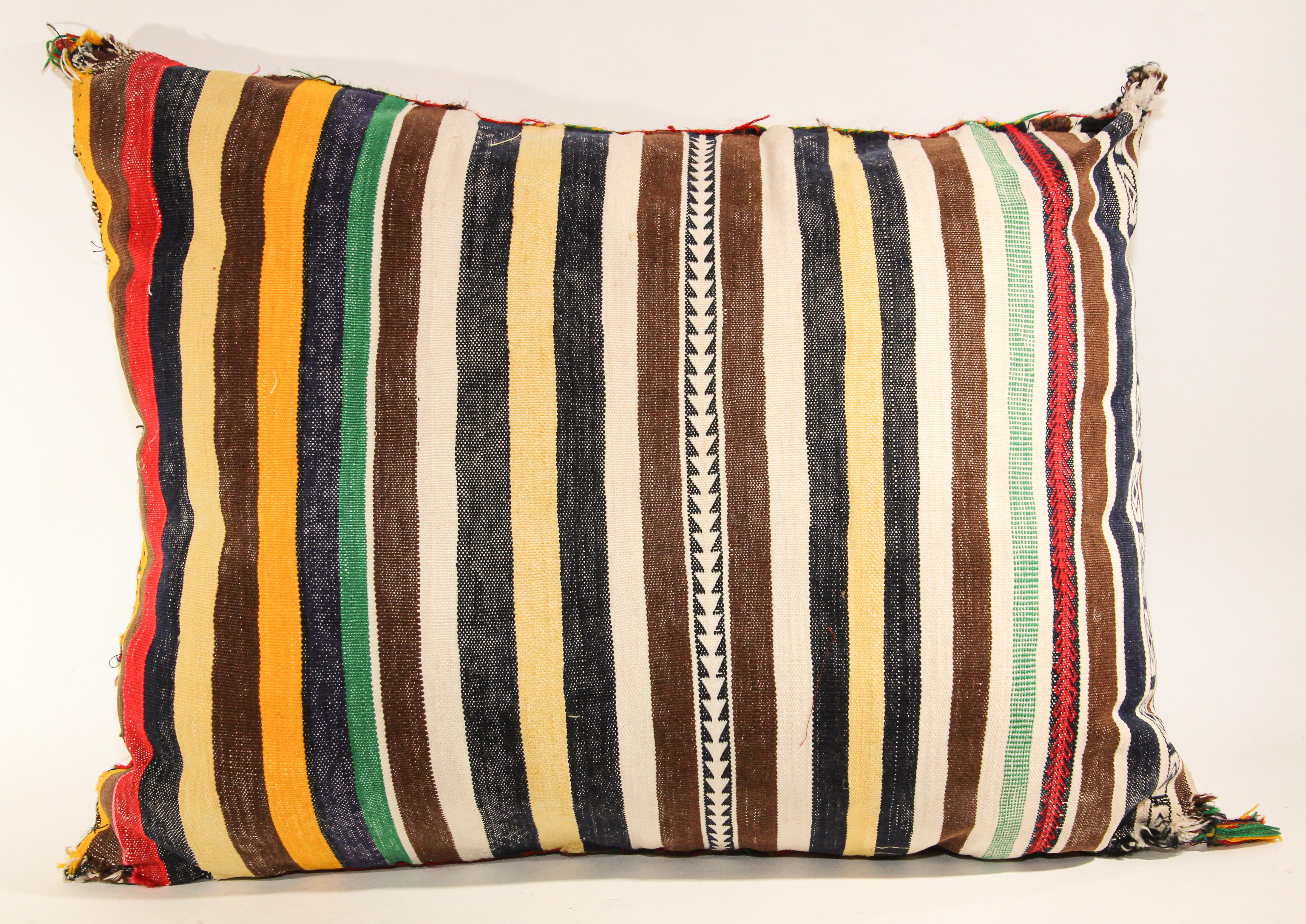 Moroccan Ethnic Berber Throw Pillow For Sale 1