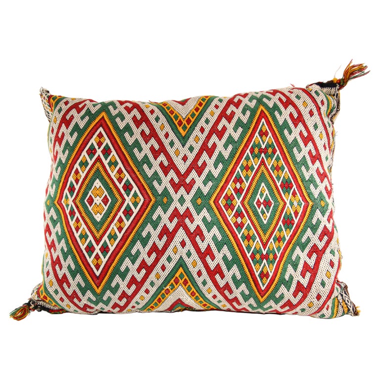 Moroccan Ethnic Berber Throw Pillow For Sale at 1stDibs