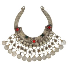 Moroccan Ethnic Silver Jewelry Choker