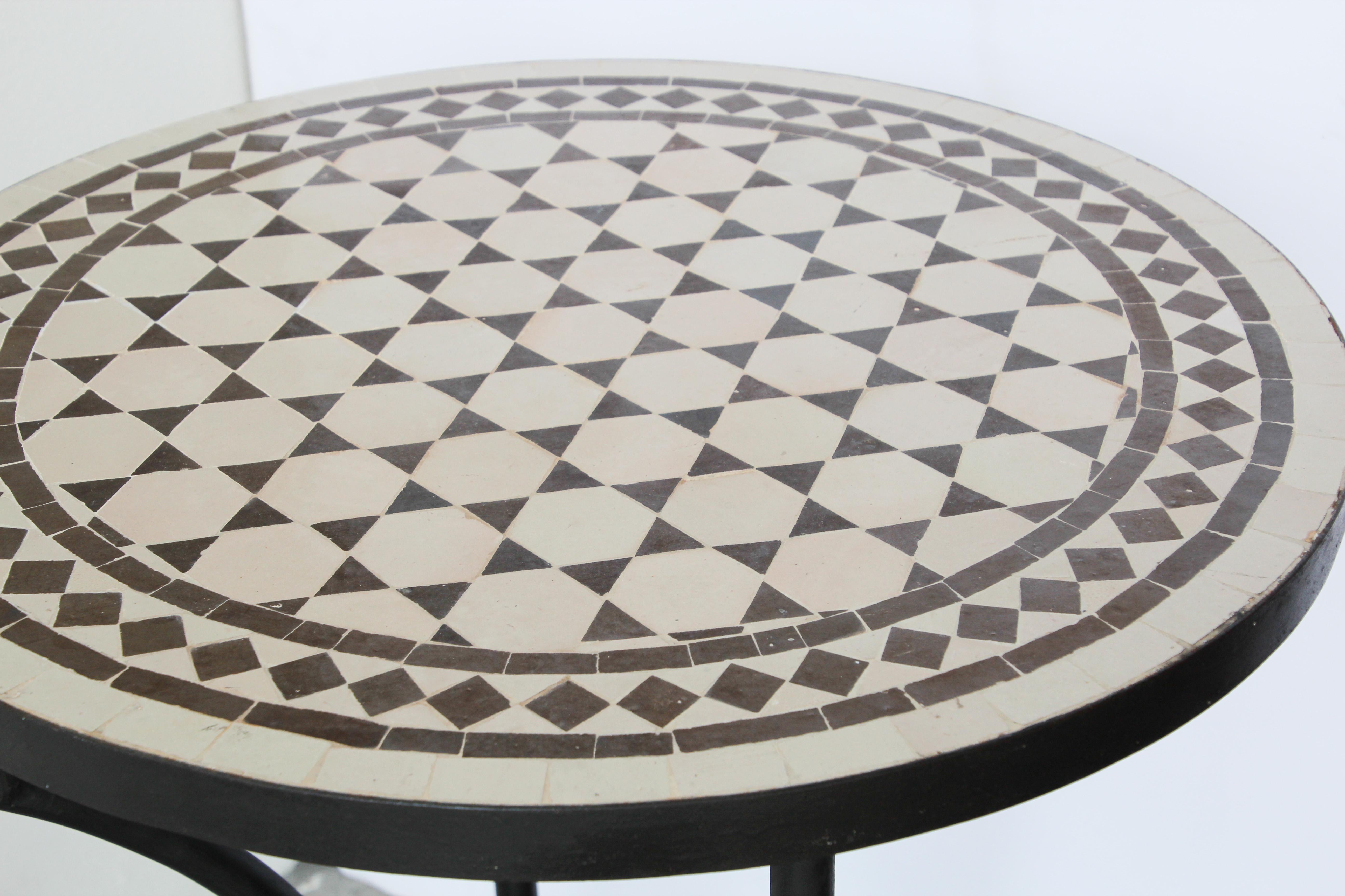 Moroccan Fez Mosaic Bistro Table 7