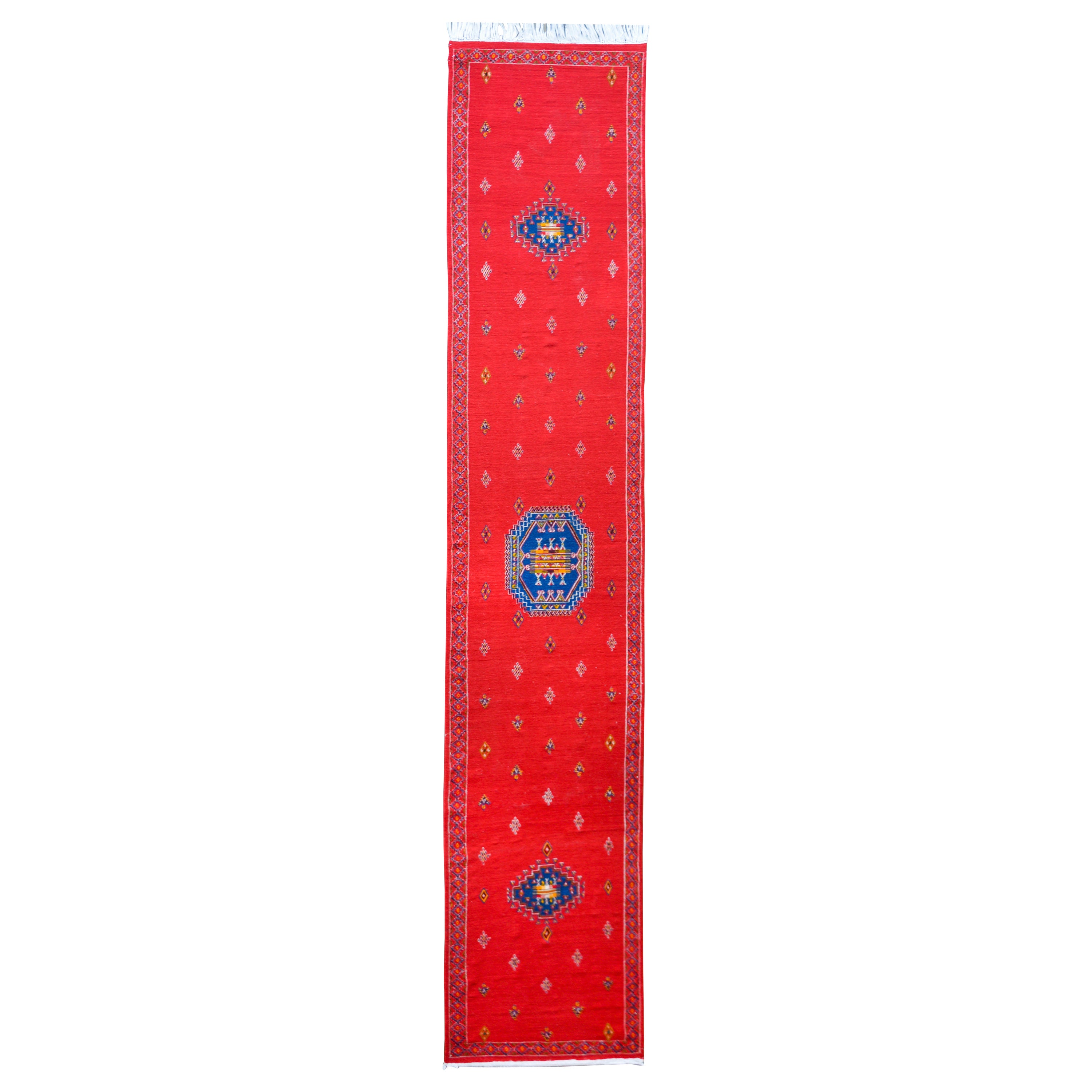 Tapis marocain à tissage plat en vente