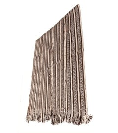 Moroccan Flatweave Wool Rug 69" x 55" Beautiful Striped Pattern