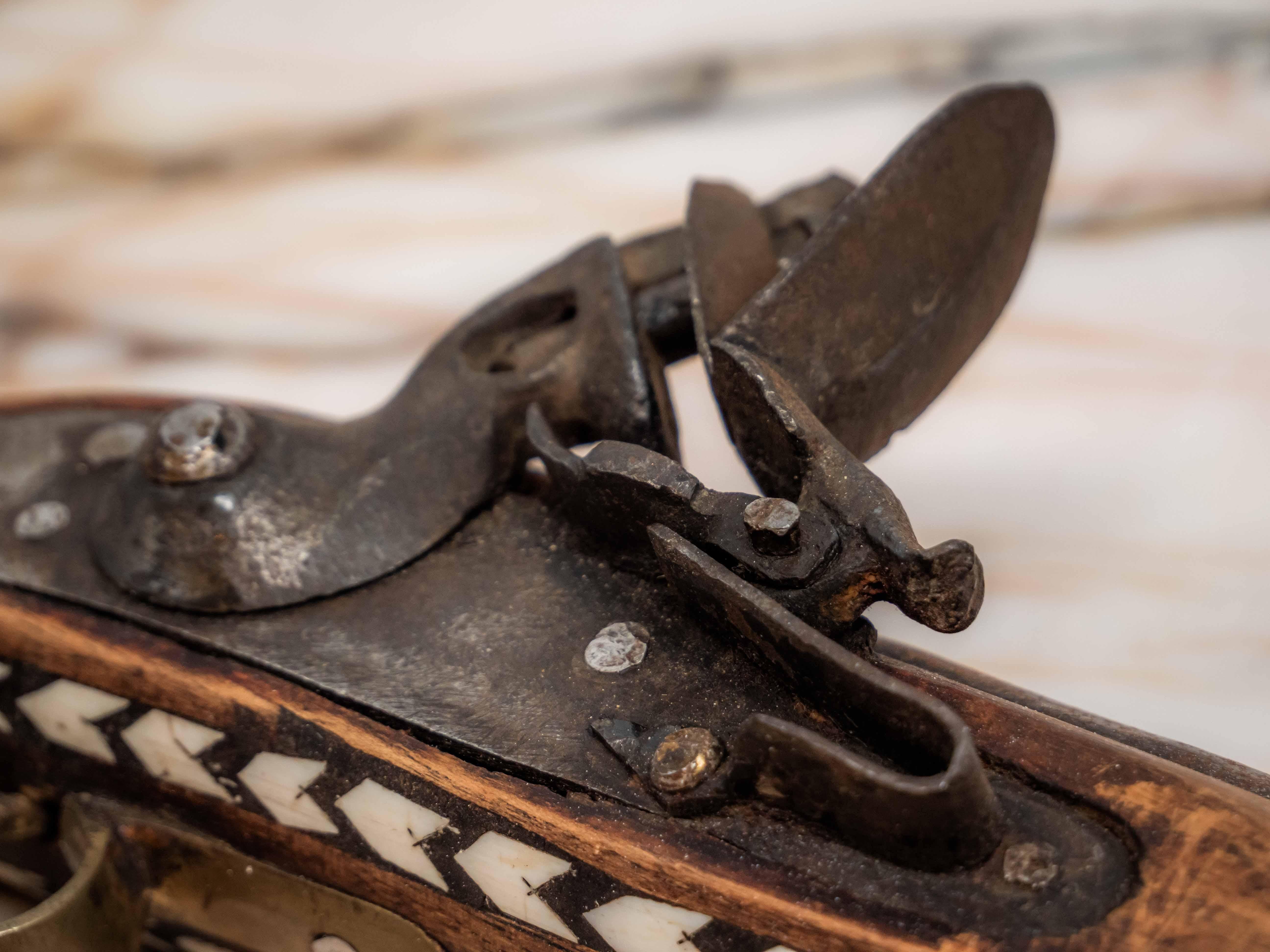 Afghan Moroccan flintlock pistol from the 19th century