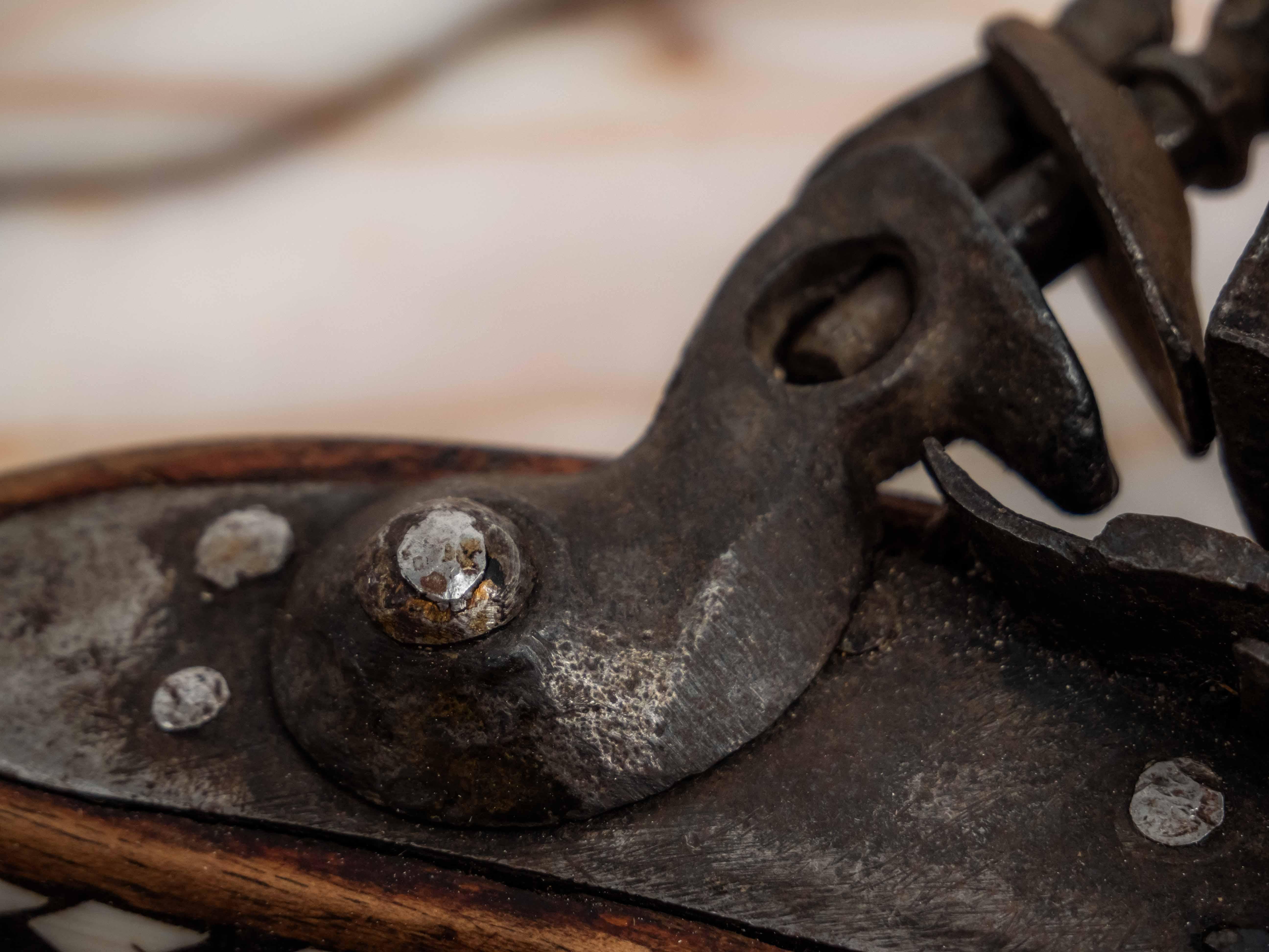 Moroccan flintlock pistol from the 19th century 1