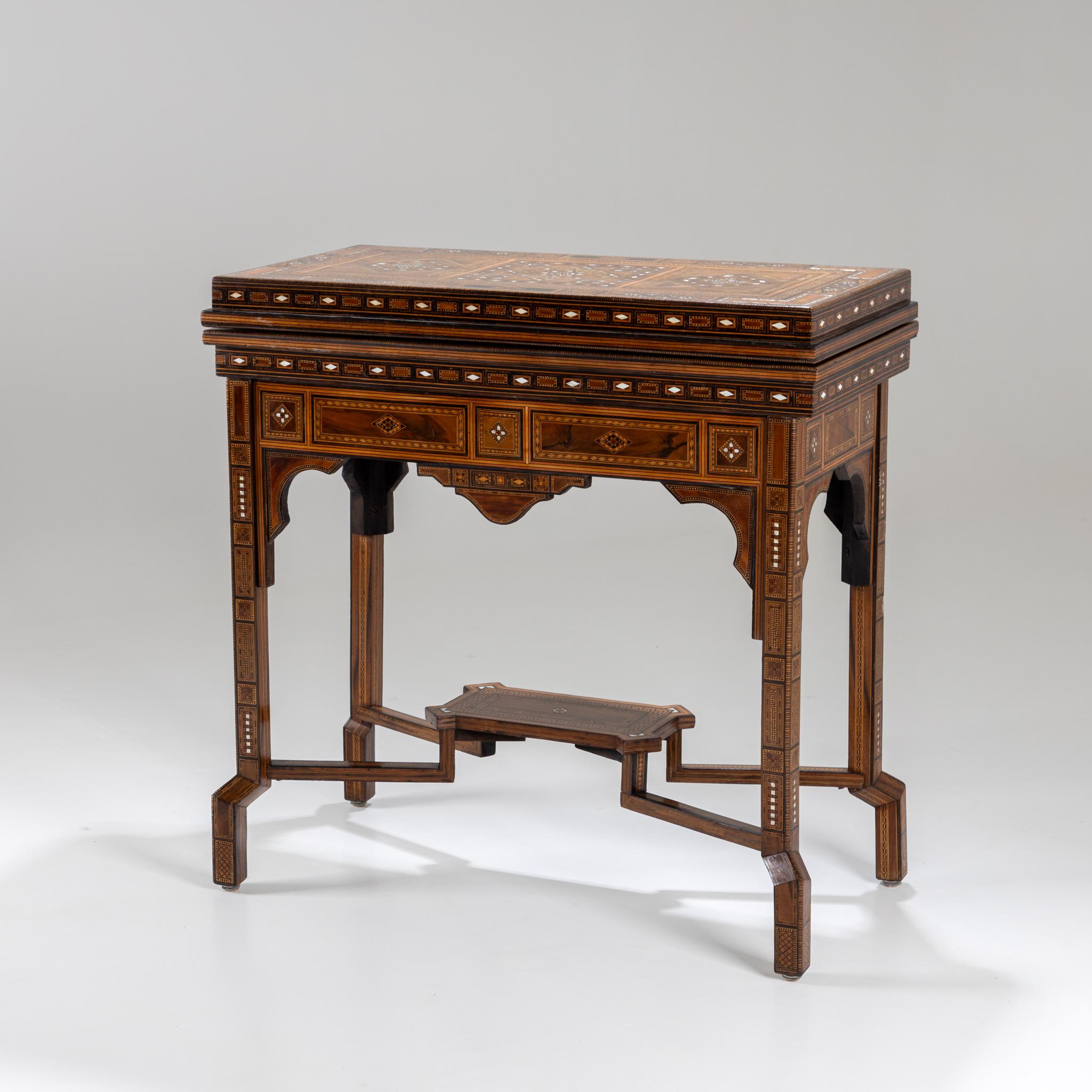 Moroccan Game Table, Second Half of the 19th Century For Sale 5