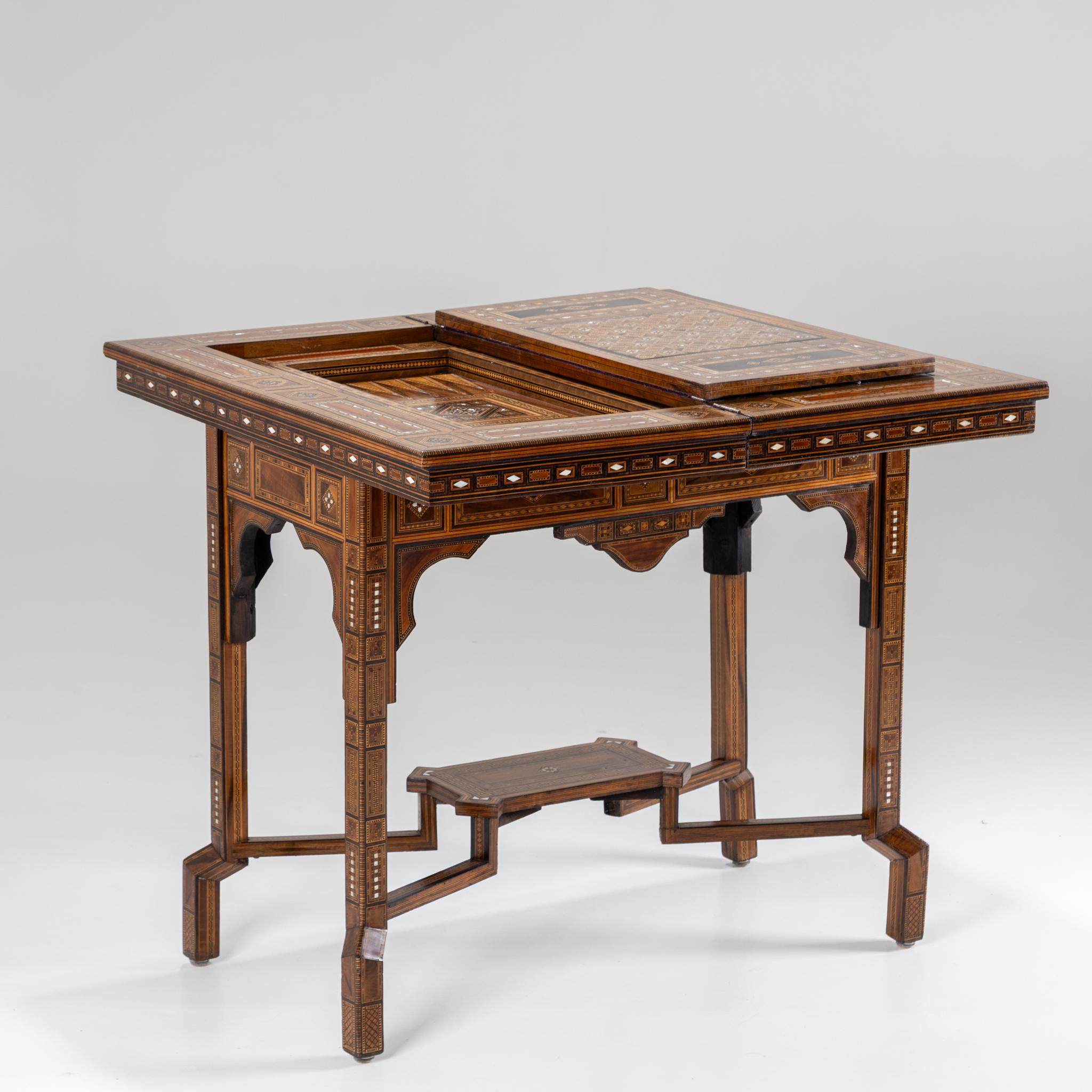 Moroccan Game Table, Second Half of the 19th Century For Sale 13