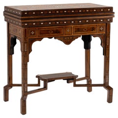Moroccan Game Table, Second Half of the 19th Century