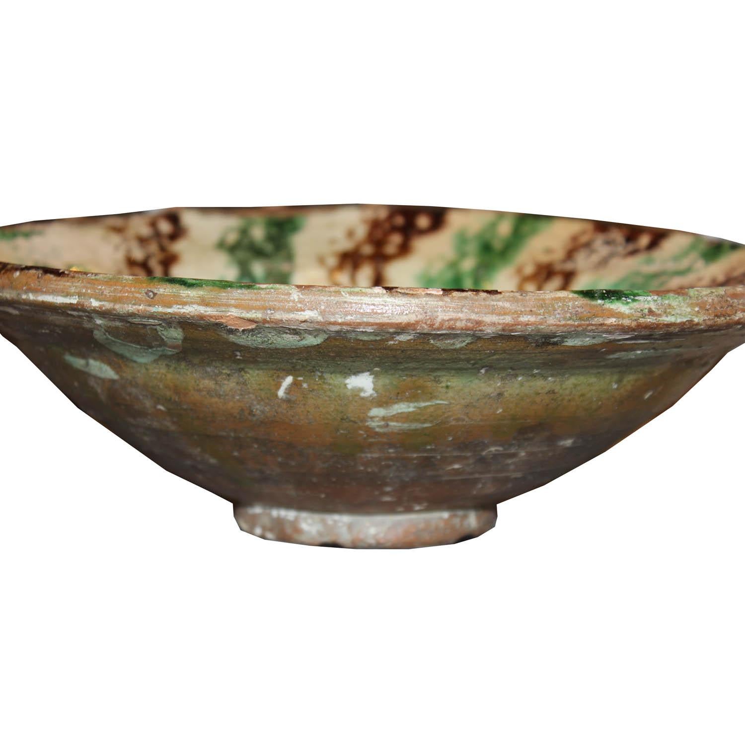 Moroccan Glazed Bowl For Sale 2