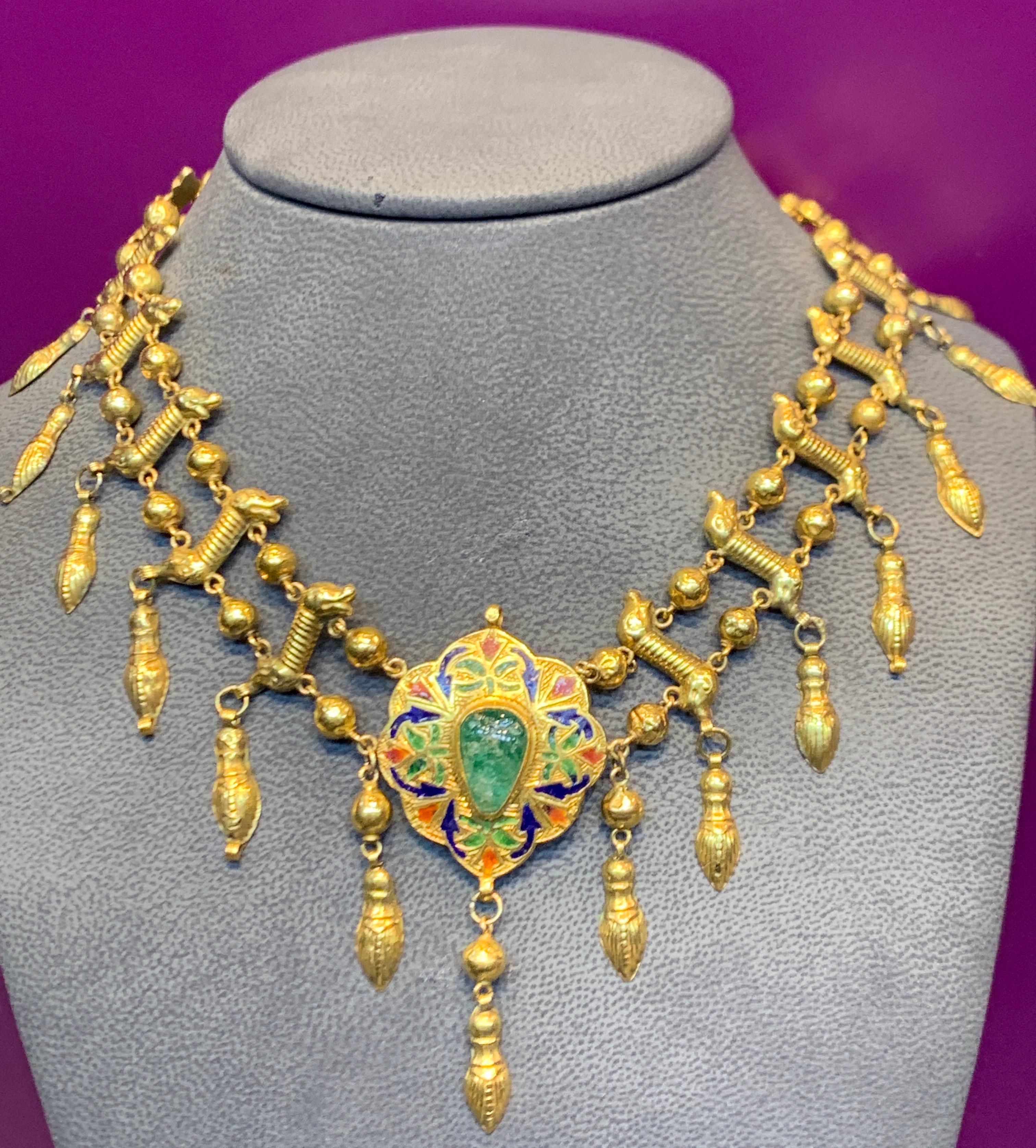 moroccan gold necklace