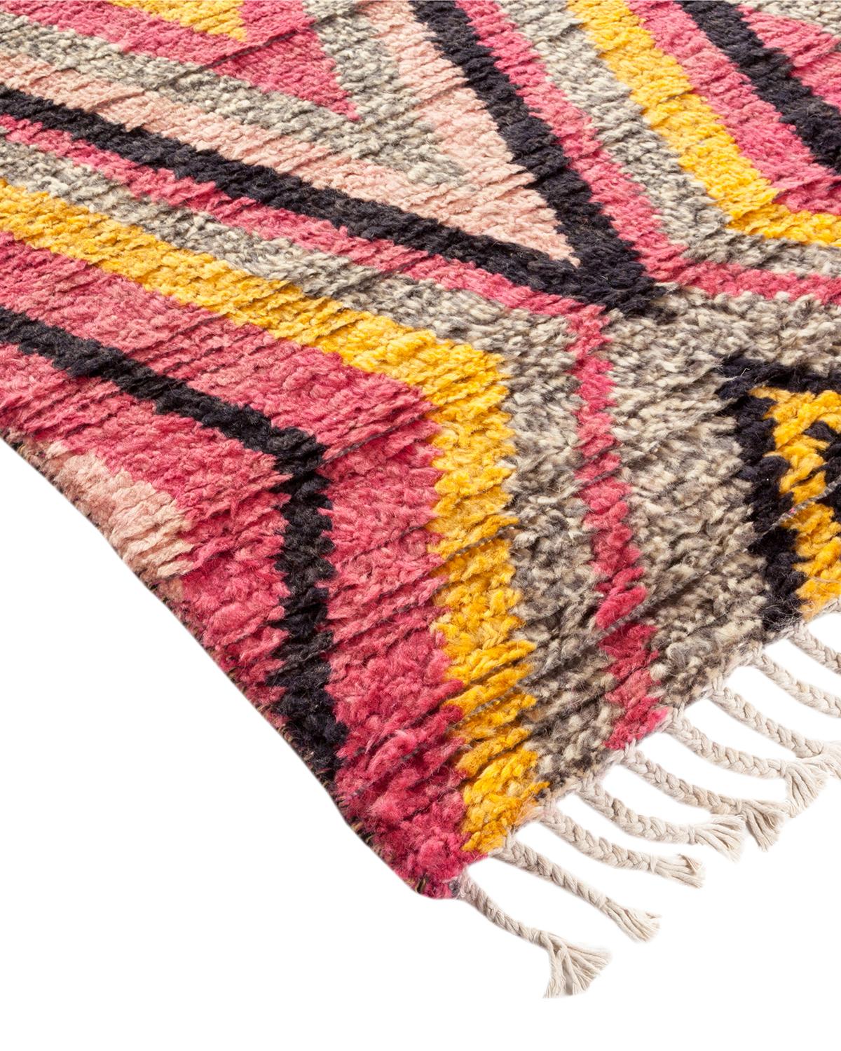 Inspired by the weavings of the Beni Ourain nomadic tribe in Morocco's snowy Atlas Mountains, our Moroccan collection maintains the tradition of plush, shaggy piles while infusing contemporary Bohemian flair with modern patterns and colorways.