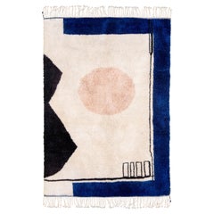 Moroccan hand-wooven berber rug - 100% natural Wool