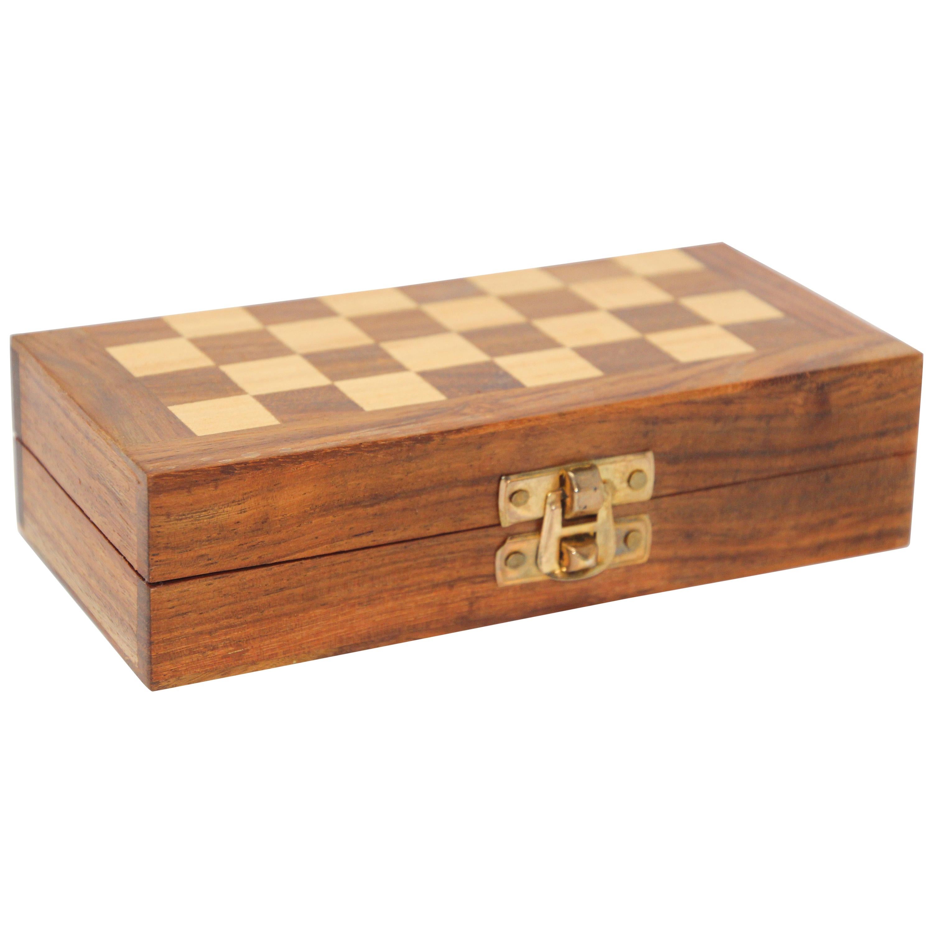Moroccan Handcrafted Chess Thuya Wood Box