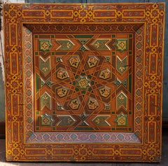 Moroccan Hand Painted Wall Hanging / Wooden Ceiling 23MO58