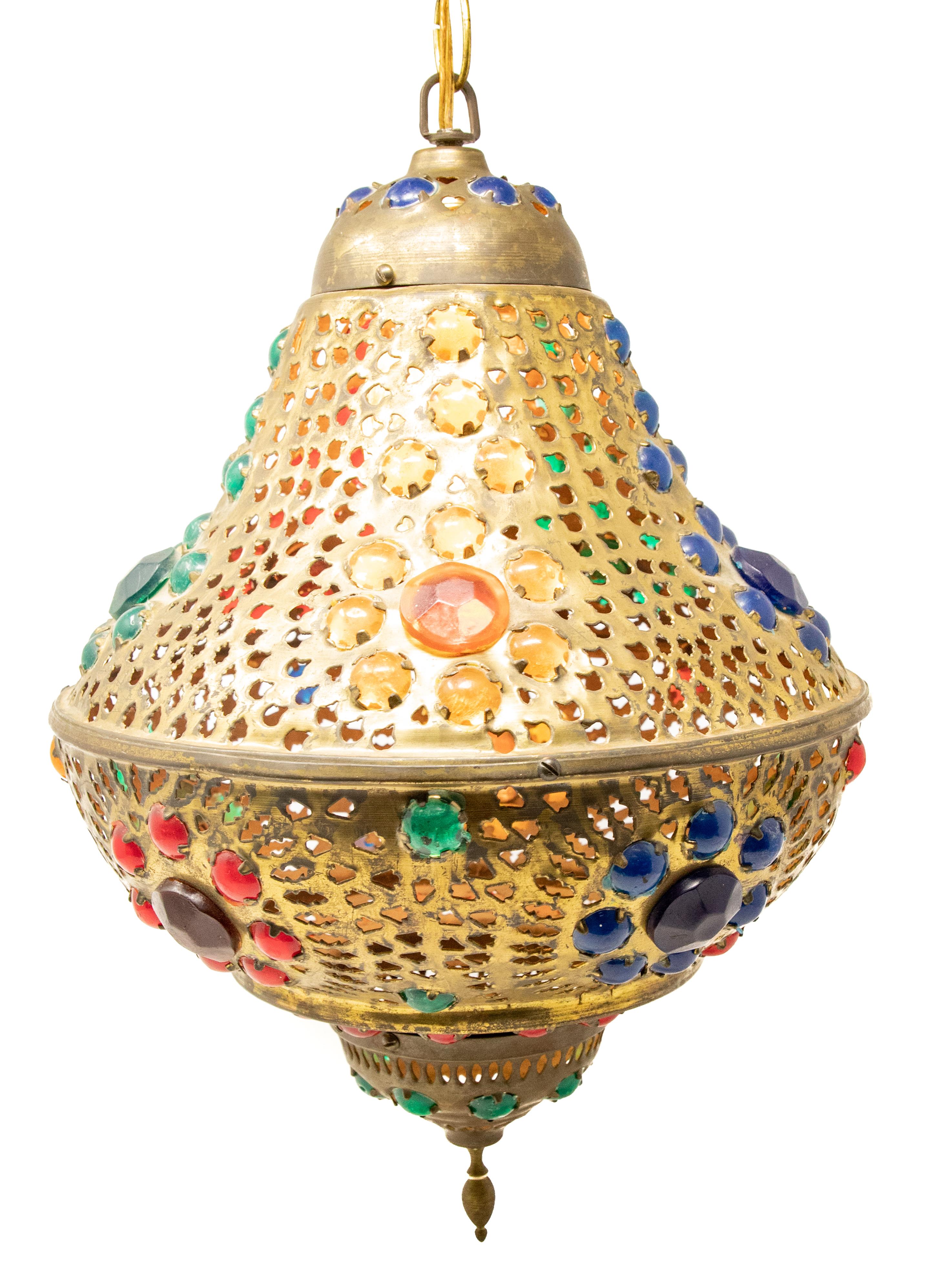20th Century Moroccan Hanging Lamp For Sale