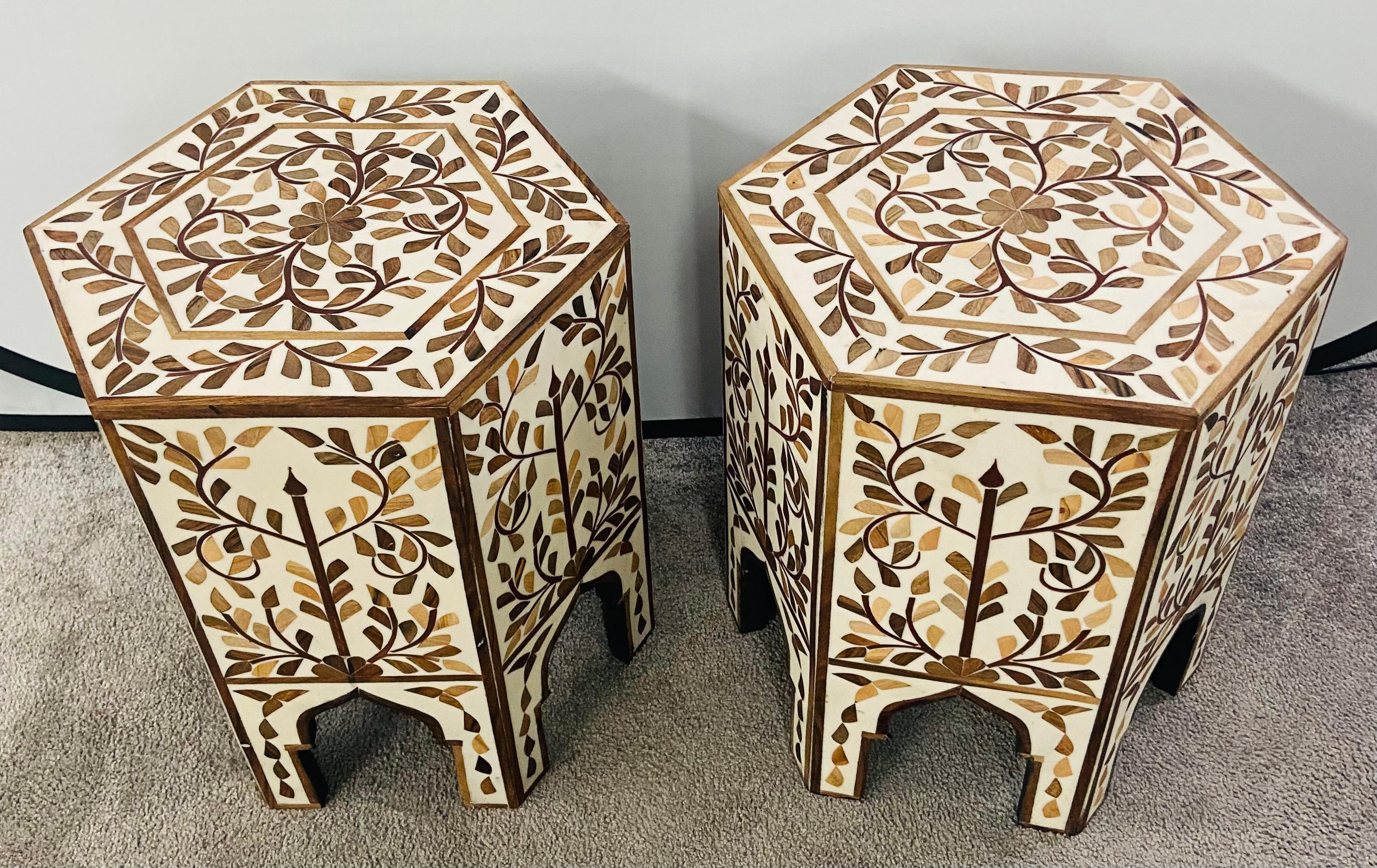 moroccan style end table