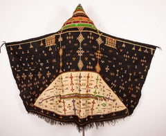 Moroccan Hooded Cape, Aknif, Mid 20th C