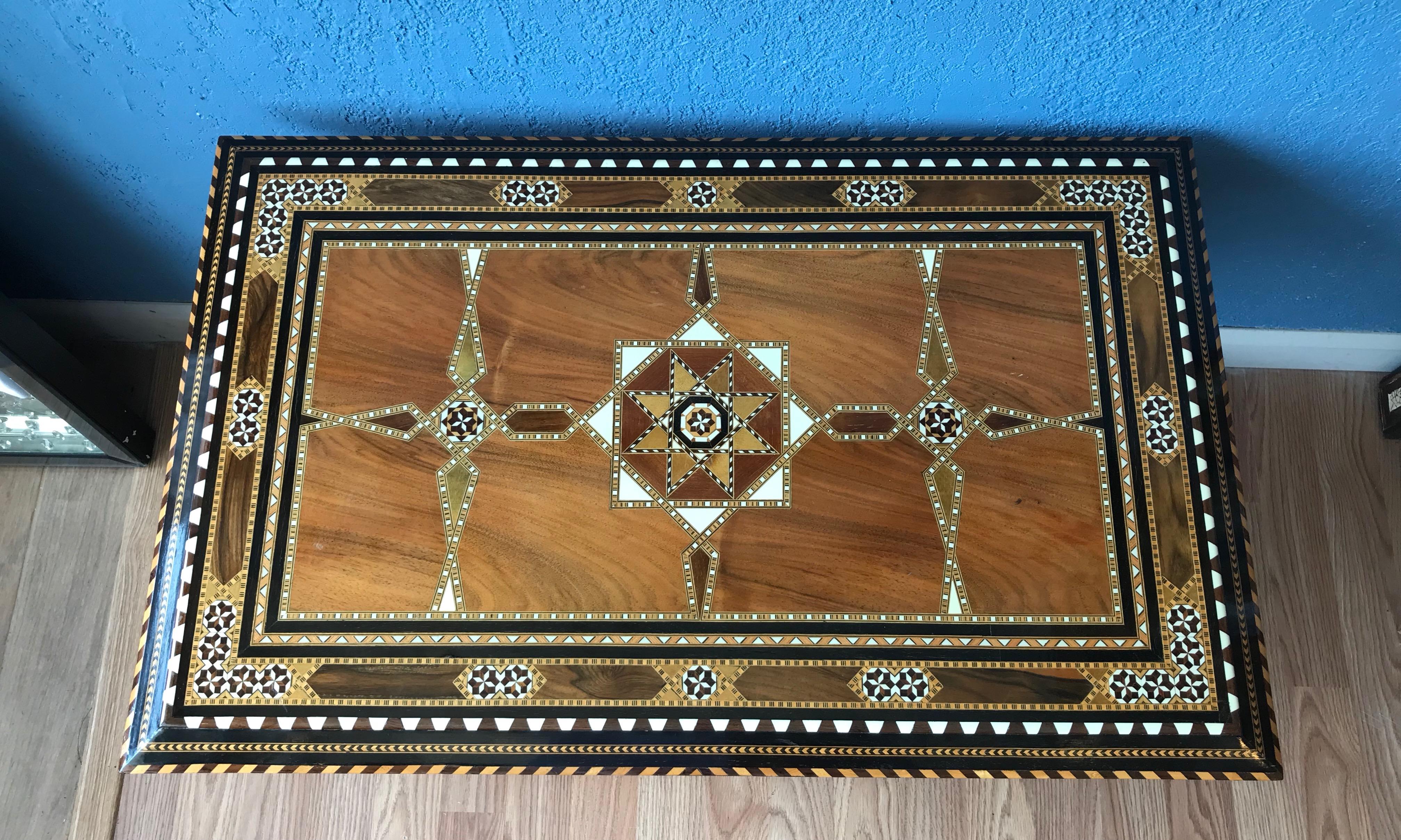 Moroccan Inlaid Cocktail Table 4