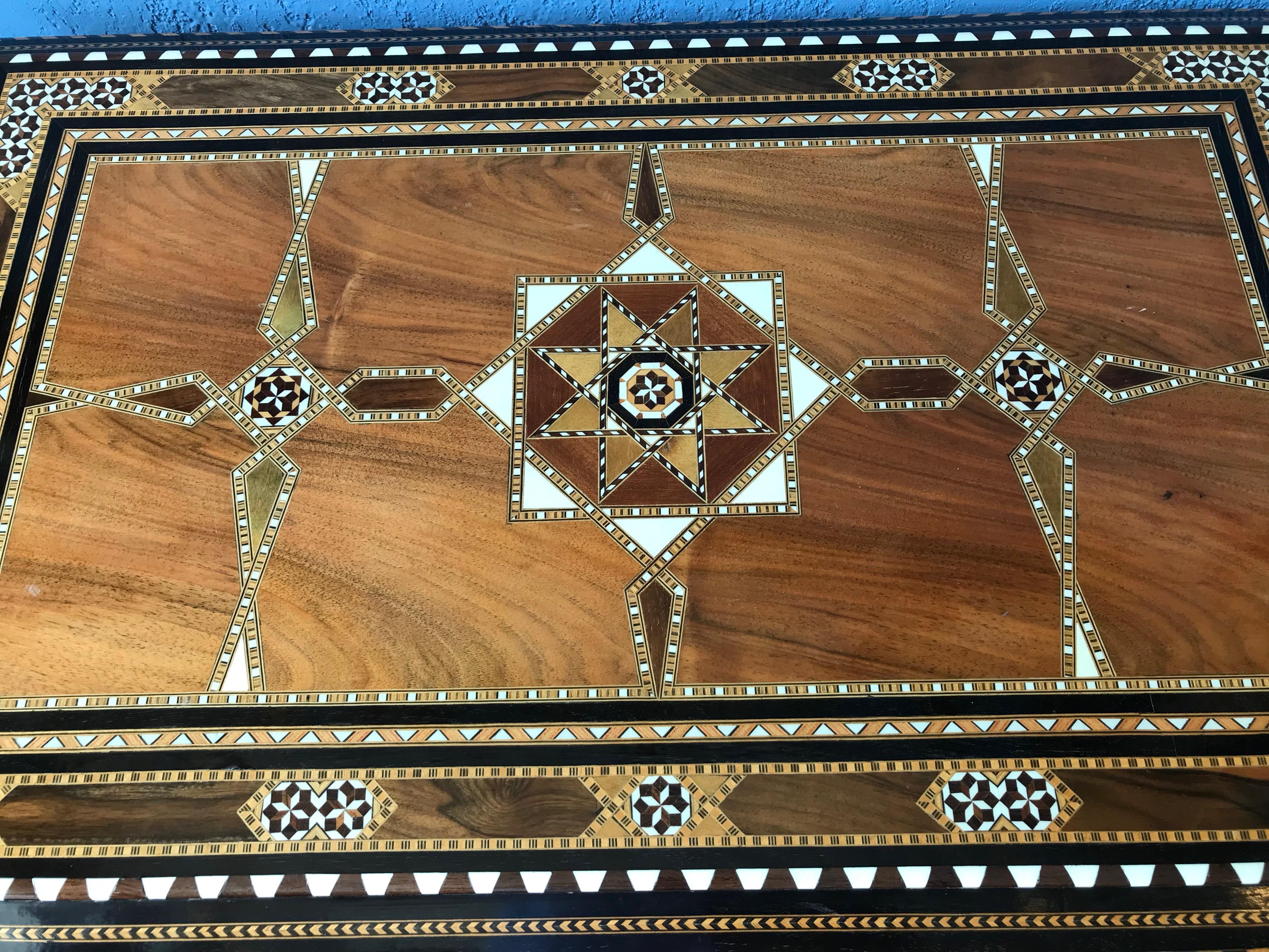 Moroccan Inlaid Cocktail Table 5