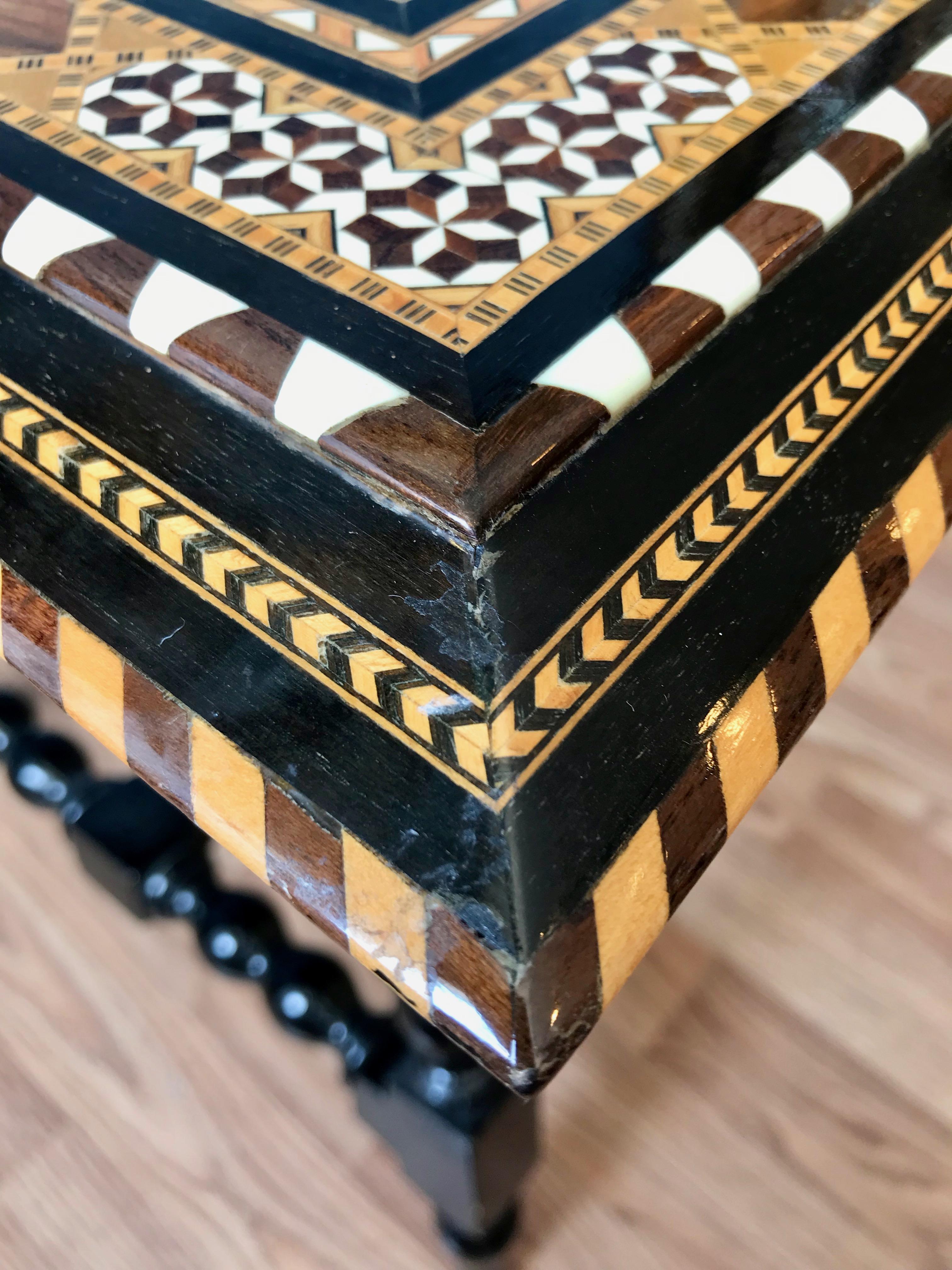 Moroccan Inlaid Cocktail Table 10