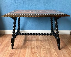 Moroccan Inlaid Cocktail Table