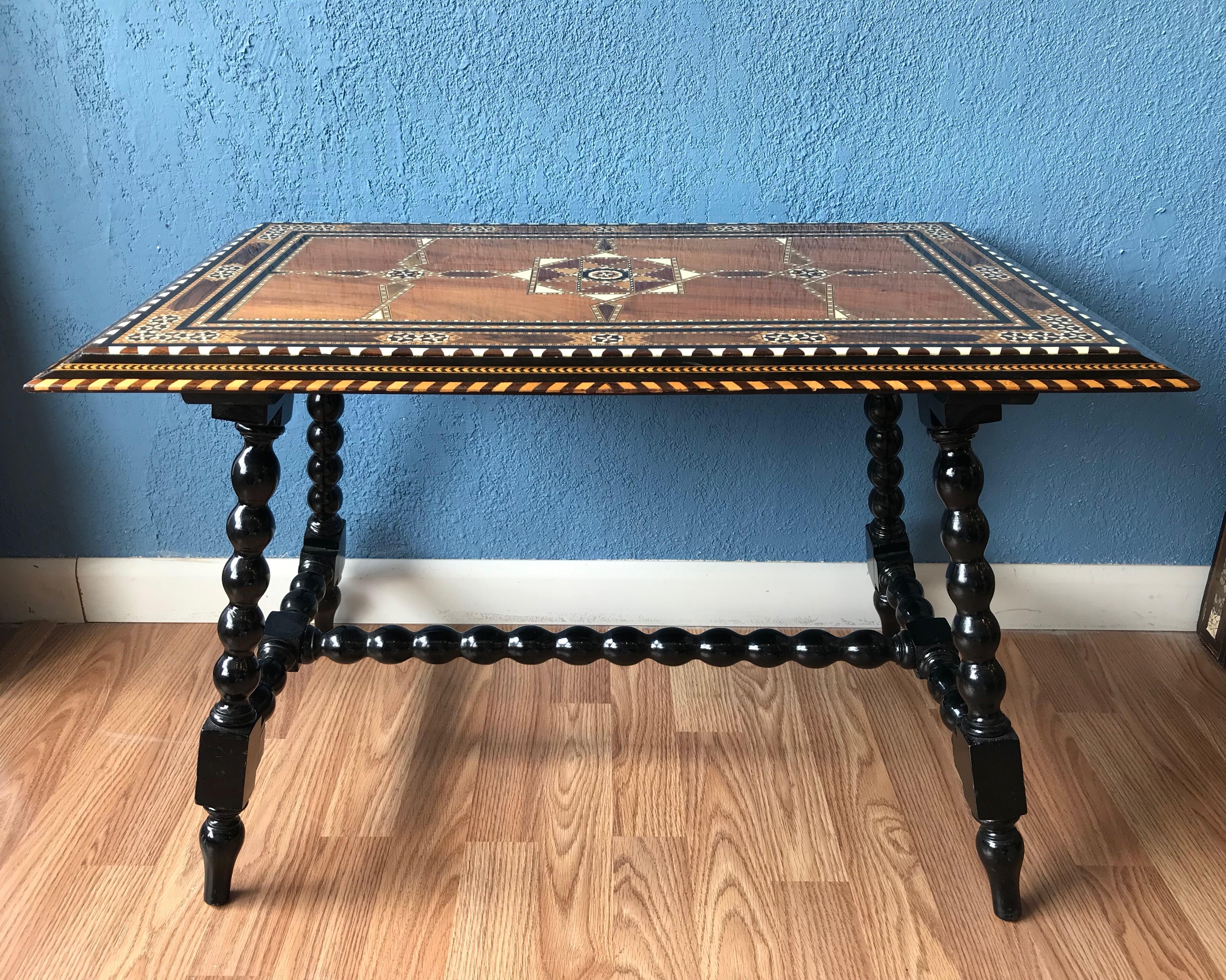 Inlay Moroccan Inlaid Cocktail Table