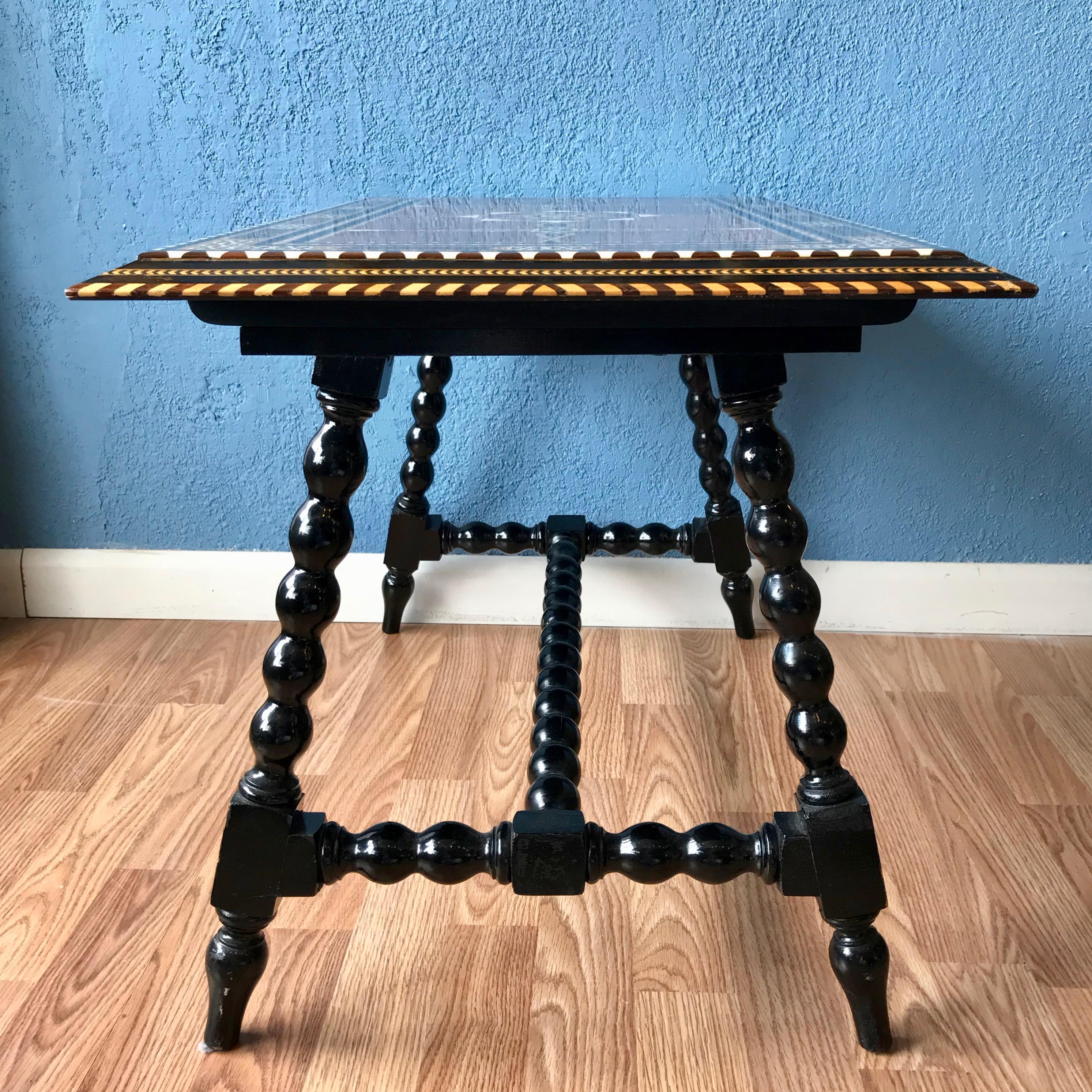 Moroccan Inlaid Cocktail Table 1