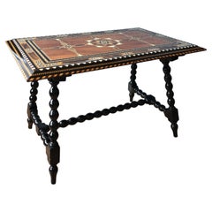 Moroccan Inlaid Cocktail Table
