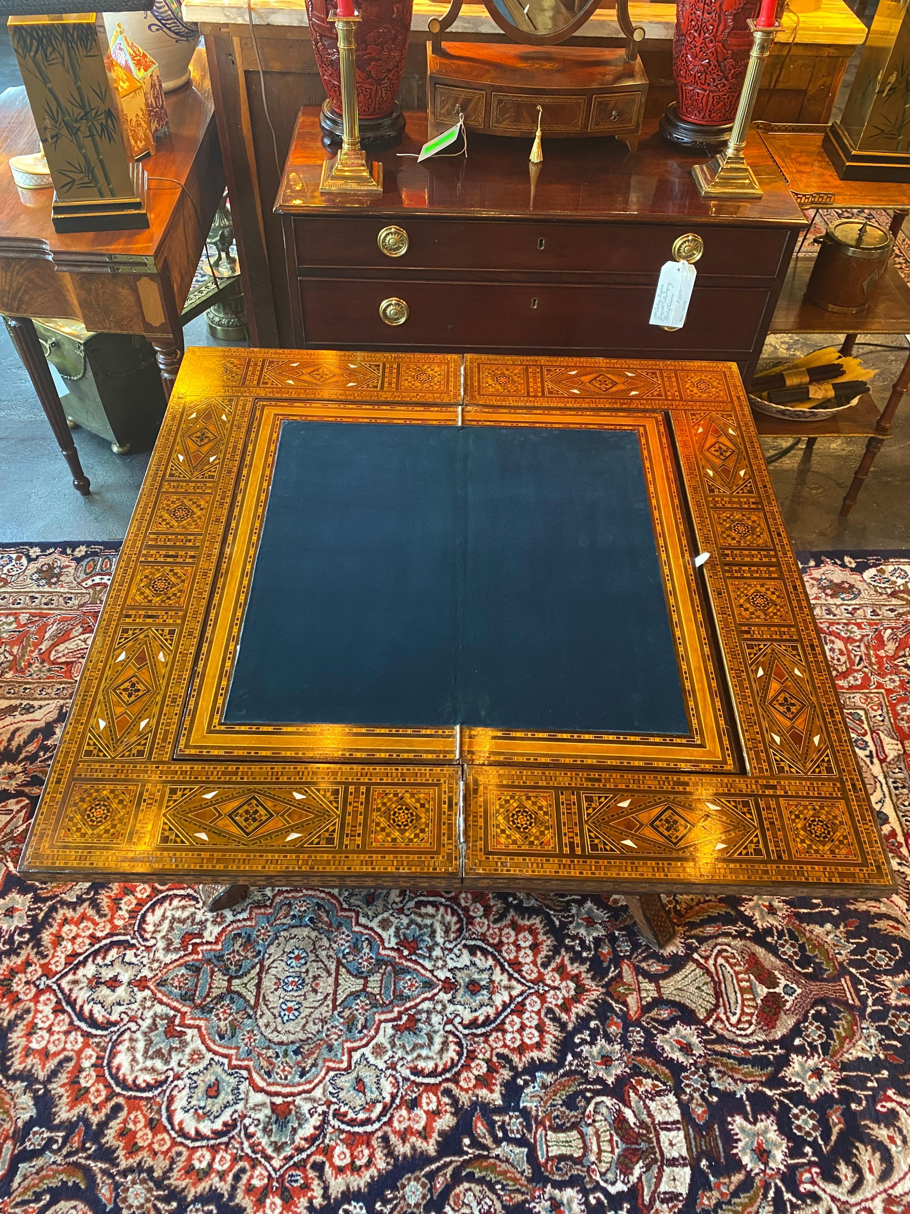moroccan game table