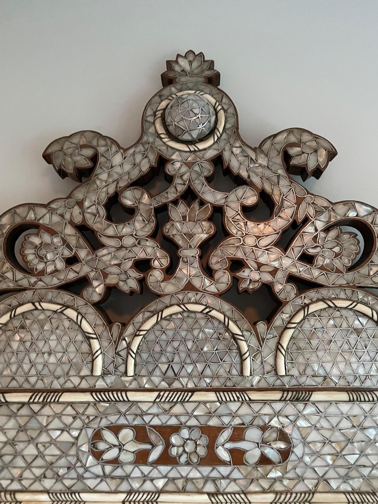Moorish Moroccan Inlaid Mirror