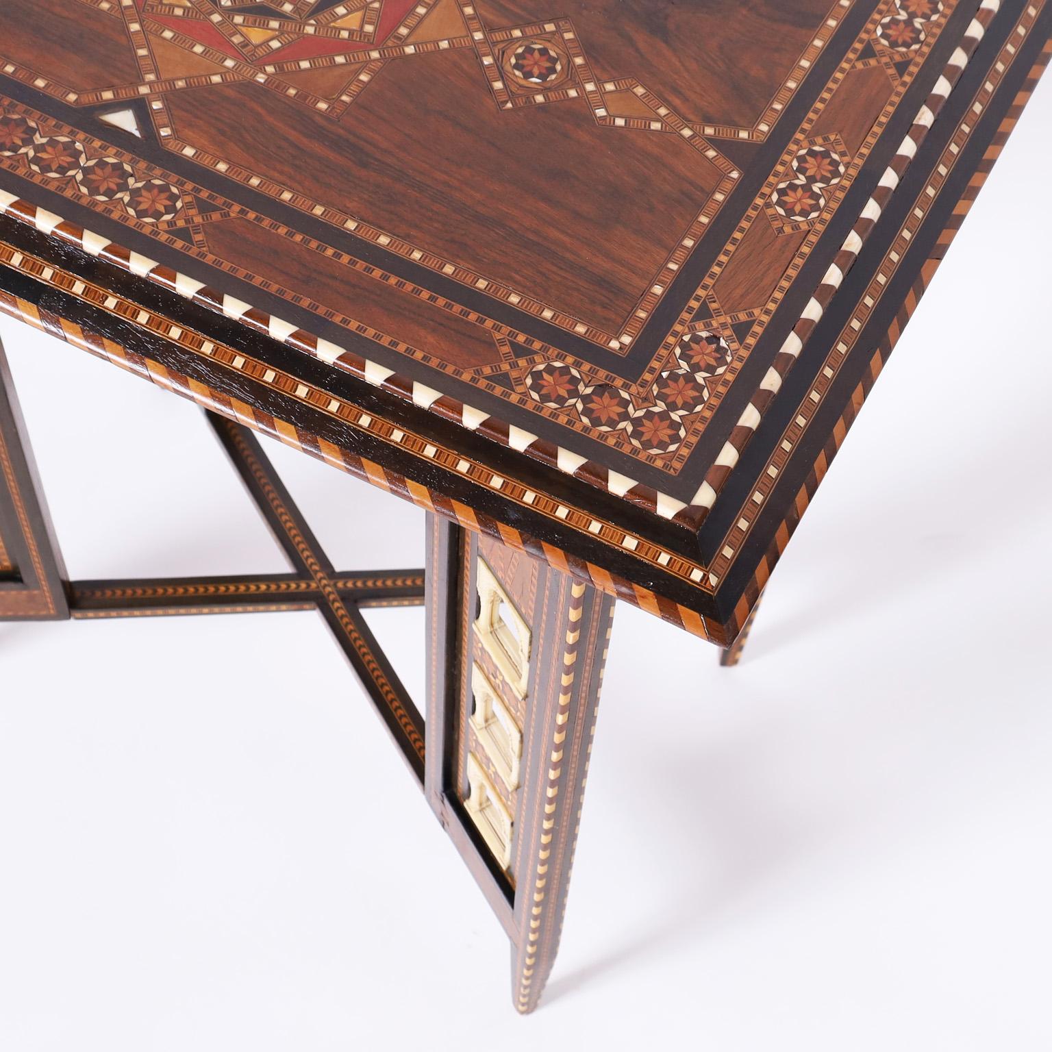 20th Century Moroccan Inlaid Occasional Table or Stand