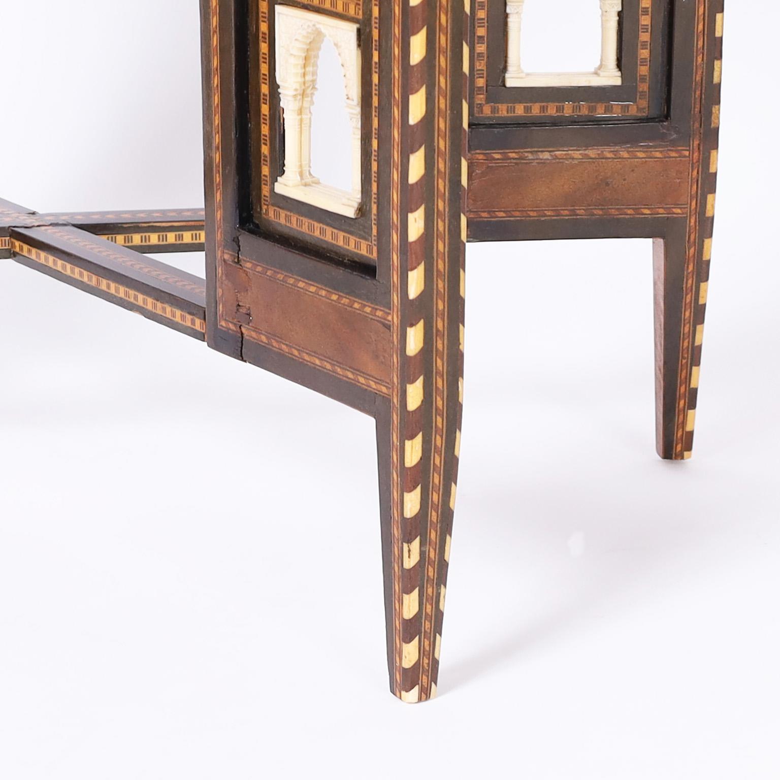 Moroccan Inlaid Occasional Table or Stand 2